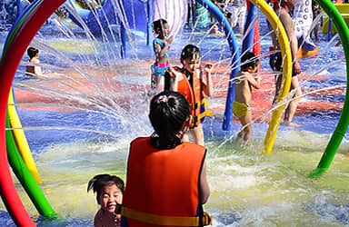 戲水小品-彩虹門